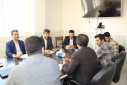 جلسه بررسی آخرین وضعیت پروژه های بهداشتی در سالن جلسات مرکز بهداشت استان مرکزی