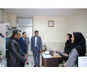 بازدید نوروزی معاون بهداشتی دانشگاه علوم پزشکی اراک از مرکز بهداشت شهرستان اراک