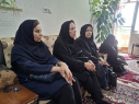 دیدار معاون بهداشتی دانشگاه علوم پزشکی اراک با خانواده بهورز فقید مرکزخدمات جامع سلامت روستایی شهراب