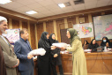 تجلیل از پیشگامان برنامه جوانی جمعیت در معاونت بهداشتی استان به مناسبت هفته ملی جمعیت
