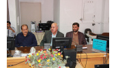 مراسم تجلیل از آقای مسیب ملکی بابت بازنشستگی ، سالن اجتماعات مرکز بهداشت استان مرکزی ، ۱۷ شهریور ماه