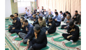 برگزاری مراسم زیارت عاشورا بمناست فرارسیدن ماه محرم ، نمازخانه مرکز بهداشت استان ، ۲۰ شهریور ماه