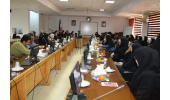 مراسم بازنشستگی خانم موسوی، سالن جلسات مرکز بهداشت استان مرکزی، ۲۹ بهمن ماه