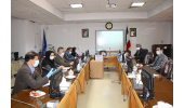 جلسه پایش شاخص ها، سالن جلسات مرکز بهداشت استان مرکزی، ۱۳ بهمن ماه
