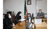 مراسم بازنشستگی و تقدیر و تشکر از خانم ستوده کارشناس مسوول آموزش سلامت شهرستان شازند، سالن جلسات مرکز بهداشت استان مرکزی، ۱۳ آذر ماه