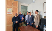 بازدید دکتر زیلابی باتفاق گوهری از شبکه بهداشت شهرستان شازند