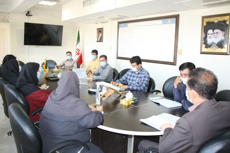 جلسه ستادی هماهنگی برنامه های سلامت محیط و کار ویژه فصل گرما، سالن جلسات مرکز بهداشت استان مرکزی، ۳۱ خرداد ماه