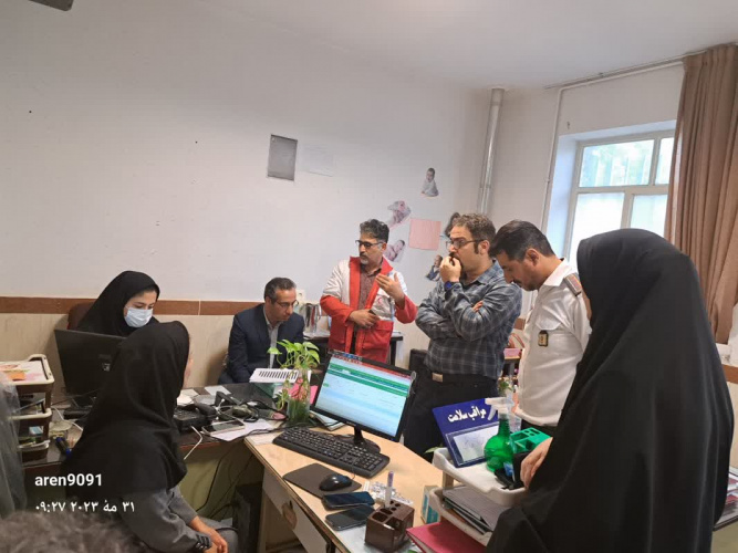 بازدید و ارزیابی مراکز خدمات جامع سلامت شهری، روستایی و خانه های بهداشت شهرستان های اراک و فراهان
